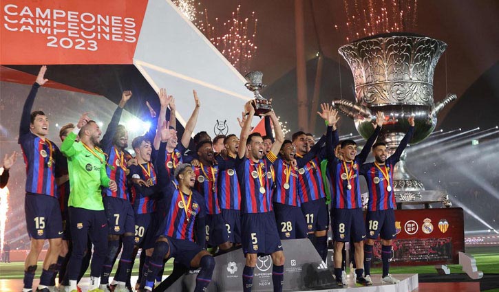 Barcelona win Super Cup beating Real Madrid