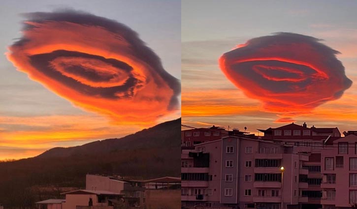 UFO-like cloud in Turkey draws amazement
