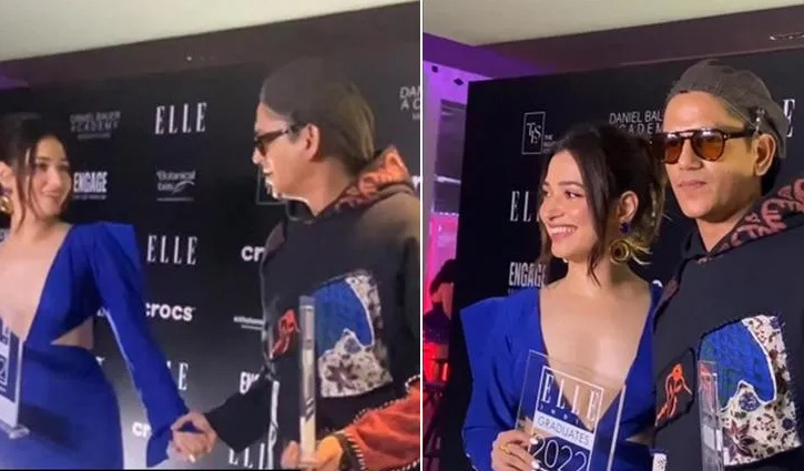 গোয়ায় চুমু খাওয়ার পর হাতে হাত রেখে তামান্না-বিজয় (ভিডিও)