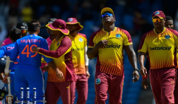 রোমাঞ্চকর ম‌্যাচে ভারতকে হারিয়ে ওয়েস্ট ইন্ডিজের জয়ের হাসি