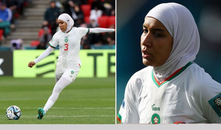বিশ্বকাপের মঞ্চে হিজাব পরে খেলে ইতিহাস গড়লেন বেনজিনা