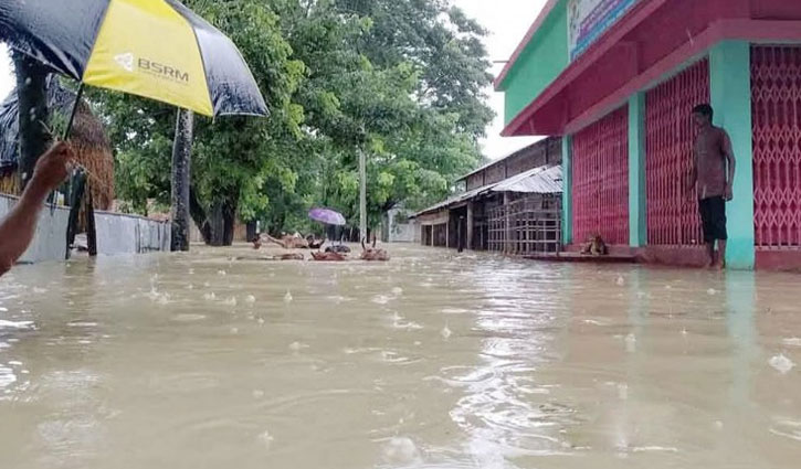 বাঘাইছড়িতে বন্যার পানিতে পড়ে শিশু নিখোঁজ