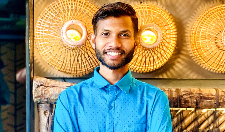 Emerging young writer Shafiq Riyan 