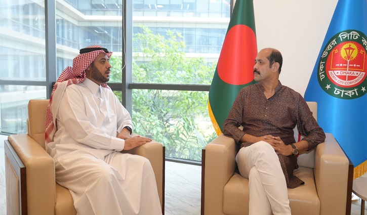 বি‌নি‌য়ো‌গের জন্য সৌদি রাষ্ট্রদূতকে ডিএন‌সি‌সি মেয়‌রের আহ্বান