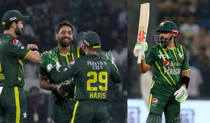 বাবরের ব্যাটিংয়ে, রউফের বোলিংয়ে আবার জিতলো পাকিস্তান