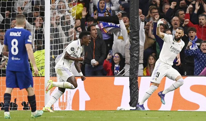 জিতে সেমির পথে এগিয়ে থাকলো রিয়াল