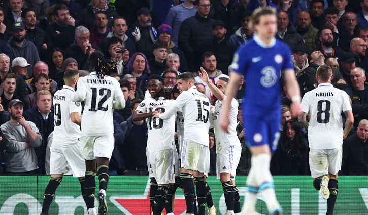 চেলসিকে সুযোগ না দিয়ে সেমিফাইনালে রিয়াল