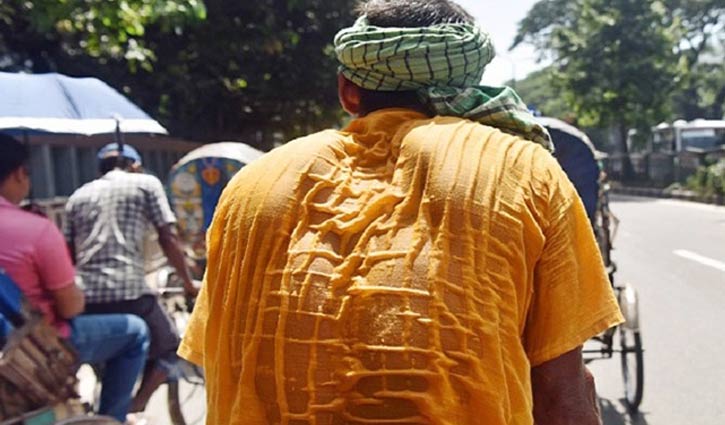 চুয়াডাঙ্গায় সর্বোচ্চ তাপমাত্রার রেকর্ড