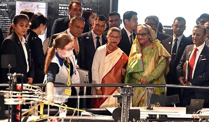 জাপানের জাতীয় বিজ্ঞান জাদুঘর পরিদর্শন করেছেন প্রধানমন্ত্রী