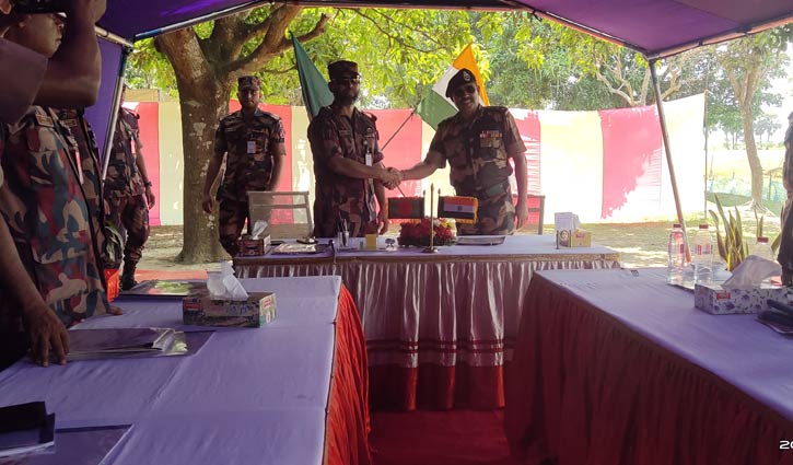 নওগাঁ সীমান্তে ৭৫ শতক জমি ফেরত পেলো বাংলাদেশ