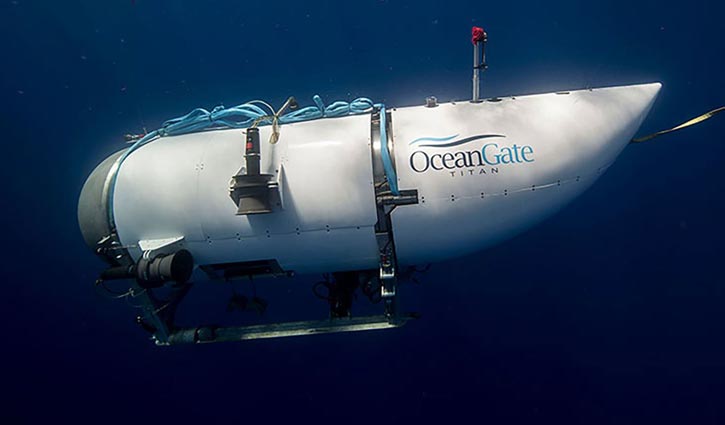 টাইটানিক দেখতে গিয়ে পাকিস্তানিসহ ৫ পর্যটককে নিয়ে সাবমেরিন নিখোঁজ