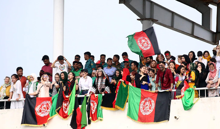 জহুর আহামেদ চৌধুরী স্টেডিয়ামে ‘এক খণ্ড’ আফগানিস্তান