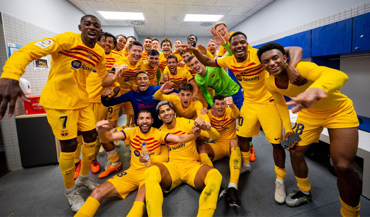 মেসিকে ছাড়া প্রথমবার বার্সেলোনা চ্যাম্পিয়ন