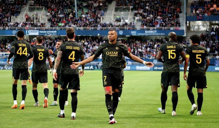 মেসিকে ছাড়া জিতে শিরোপার আরও কাছে পিএসজি