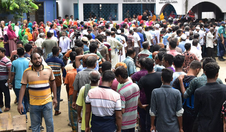 রাজশাহীতে শান্তিপূর্ণ পরিবেশে উৎসবমুখর ভোট