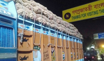 বেনাপোল বন্দর দিয়ে এলো ৭৫ মেট্রিক টন পেঁয়াজ