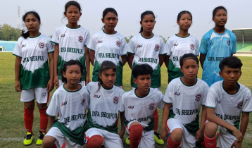 জেএফএ অ-১২ নারী ফুটবল চ্যাম্পিয়নশিপের ফাইনালে শেরপুর