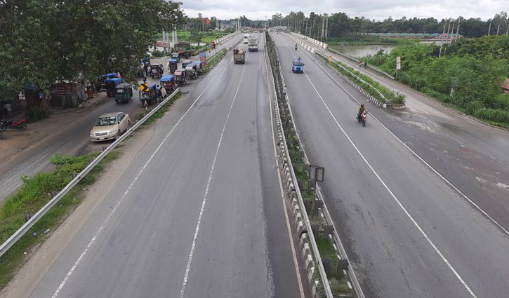 বঙ্গবন্ধু সেতু মহাসড়কে যান চলাচল স্বাভাবিক