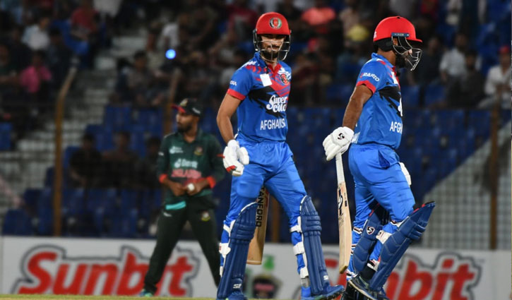 বৃষ্টি আইনে ১৭ রানে আফগানিস্তানের জয়