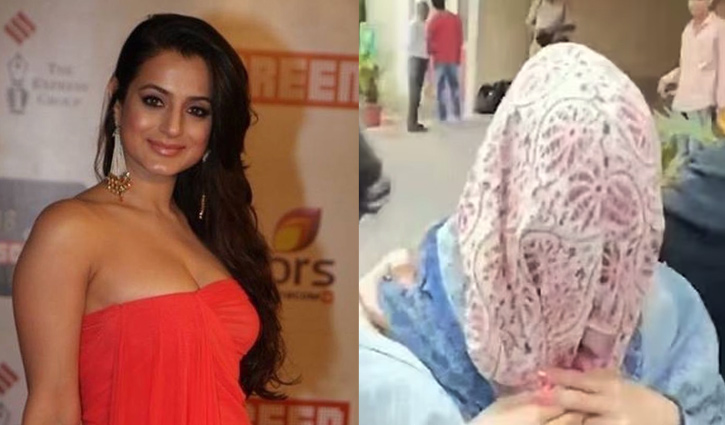 মুখ লুকিয়ে বলিউড অভিনেত্রী আমিশার আত্মসমর্পণ