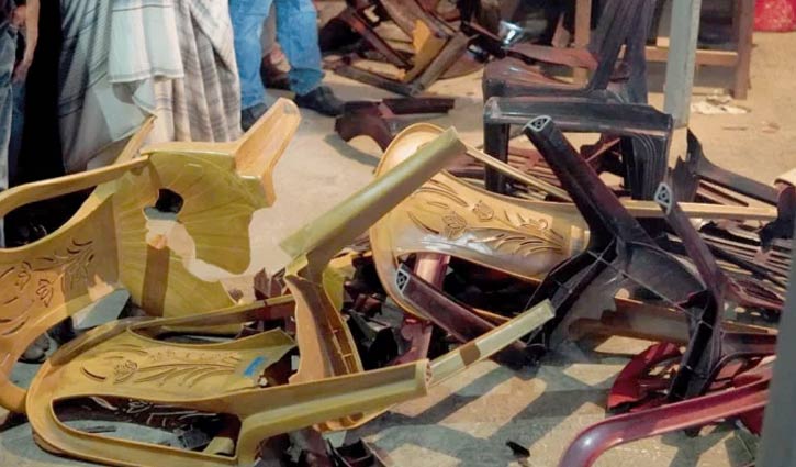 কুষ্টিয়ায় আ.লীগ কার্যালয়ে হামলা-ভাঙচুর, ইউপি সদস্যসহ আহত ২