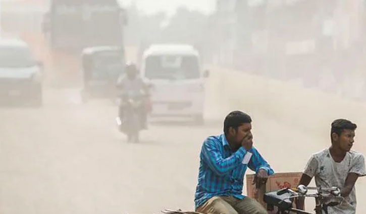 ঢাকার বাতাসের দূষণমাত্রা মাঝারি
