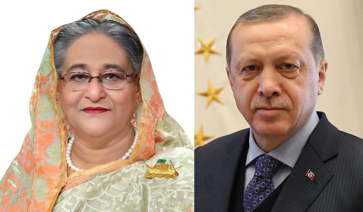 Erdogan phones Sheikh Hasina, vows to take ties with Dhaka to new heights
