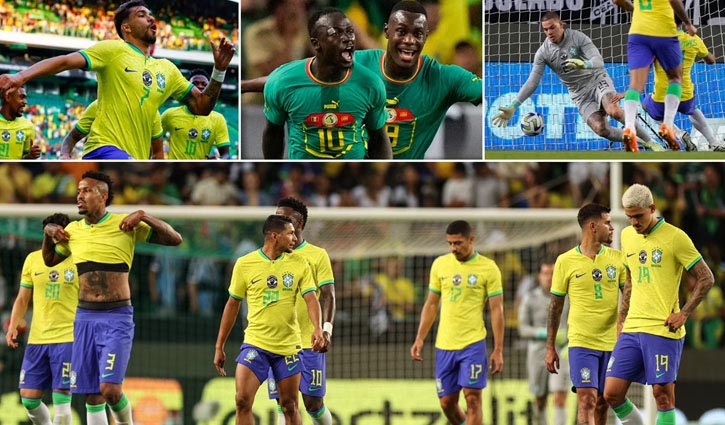 Senegal beats Brazil 4-2 in thrilling match