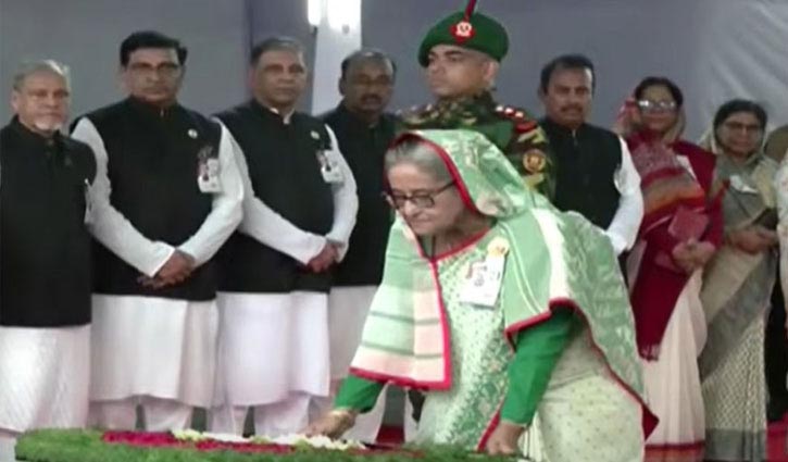 PM Pays Homage To Bangabandhu On AL’s 74th Founding Anniversary