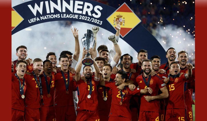 Spain becomes UEFA Nations League champions