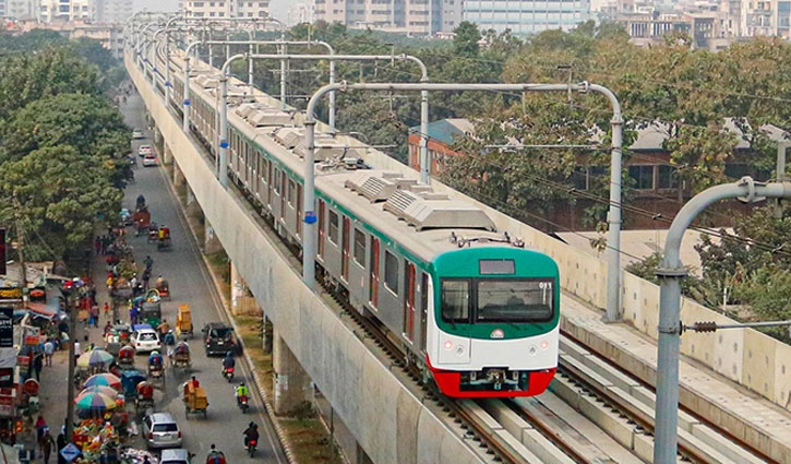 Metro Rail’s test run on Agargaon-Motijheel route Friday