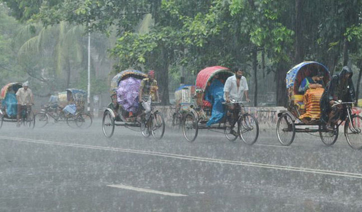 রাজধানীতে ১৪ মিলিমিটার বৃষ্টিপাত