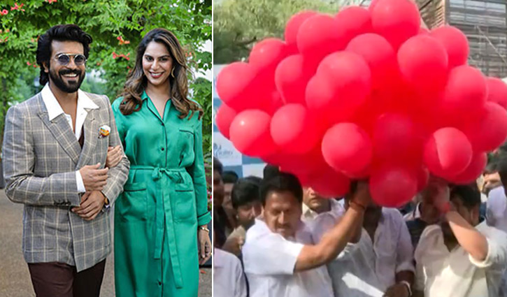 ১১ বছর পর বাবা হলেন রাম চরণ: হাসপাতালের সামনে ভক্তদের উল্লাস