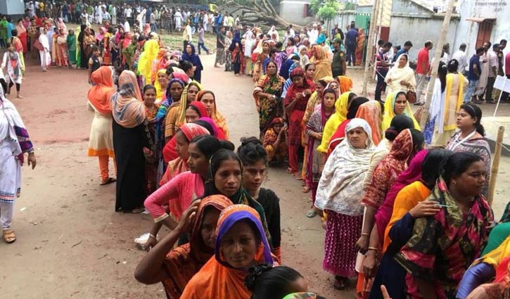 গাসিক নির্বাচন: বেলা ৩টা পর্যন্ত ভোট পড়েছে ৩৫ শতাংশ