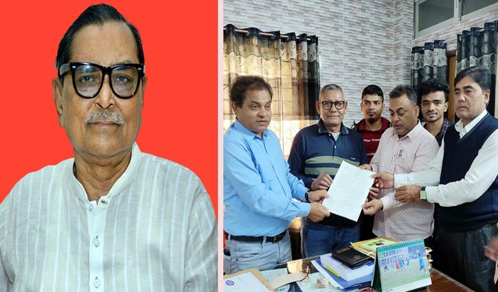 বরিশাল-৩ আসনে মনোনয়নপত্র নিলেন ওয়ার্কার্স পার্টির মেনন