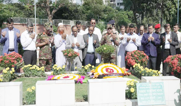 প্রয়াত মেয়র আনিসুল হকের সমাধিতে ডিএনসিসির শ্রদ্ধা