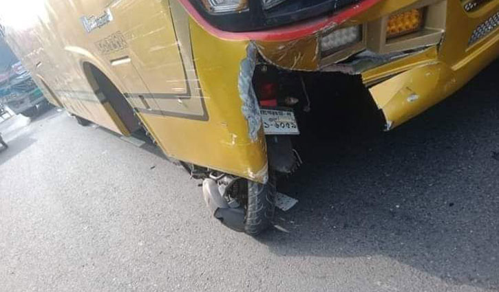 বাগেরহাটে বাসচাপায় মোটরসাইকেল আরোহী নিহত