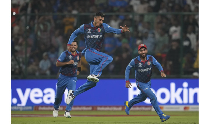 বিশ্ব চ্যাম্পিয়নদের স্তম্ভিত করে আফগানদের গর্জন  