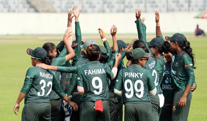 Bangladesh Women`s team beat Pakistan to level series