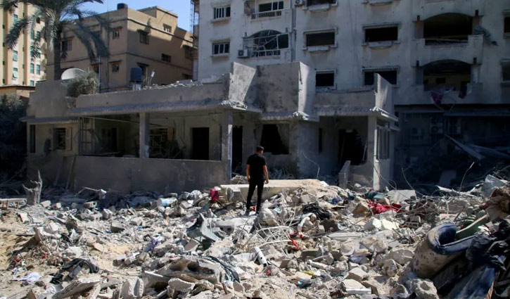 গাজায় ধ্বংসস্তূপের নিচে চাপা পড়ে নিখোঁজ ১০০০ ফিলিস্তিনি