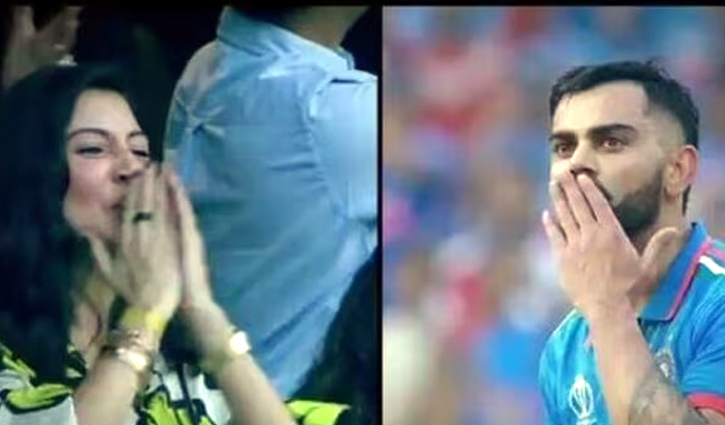 আনুশকার সেই ‘উড়ন্ত চুমু’ নিয়ে এবার ক্ষুব্ধ নেটিজেনরা