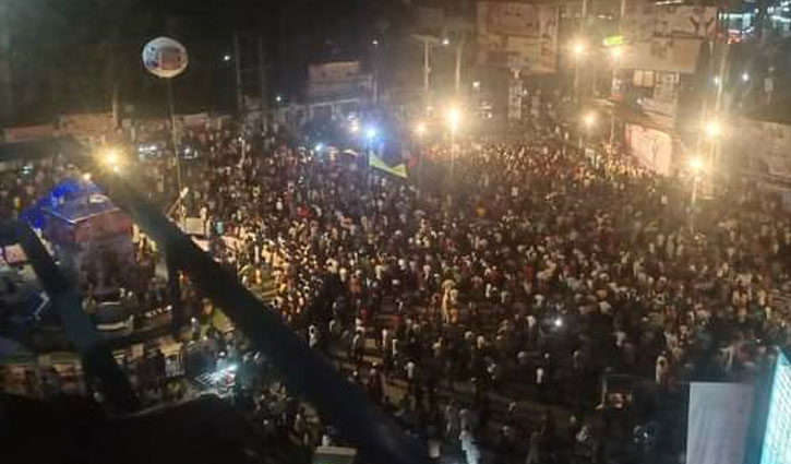 বিএনপির রোডমার্চ খুলনায় পৌঁছেছে রাত পৌনে ৮টায় 