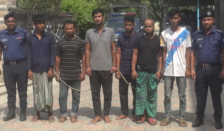 আড়াইহাজারে পুলিশের ওপর হামলা, গুলিবিদ্ধ ডাকাতসহ গ্রেপ্তার ৬