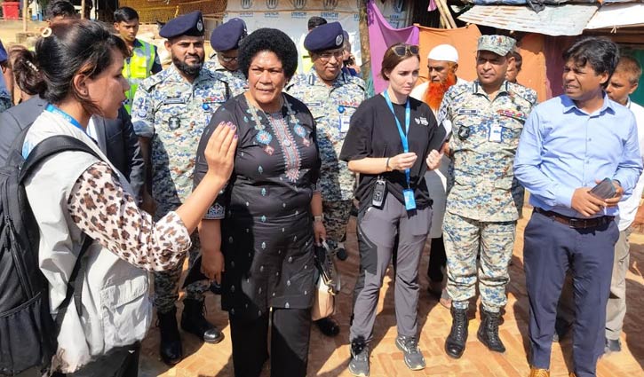 রোহিঙ্গা ক্যাম্প ঘুরে দেখলেন ইউএনডিএসএসের সহকারী মহাসচিব