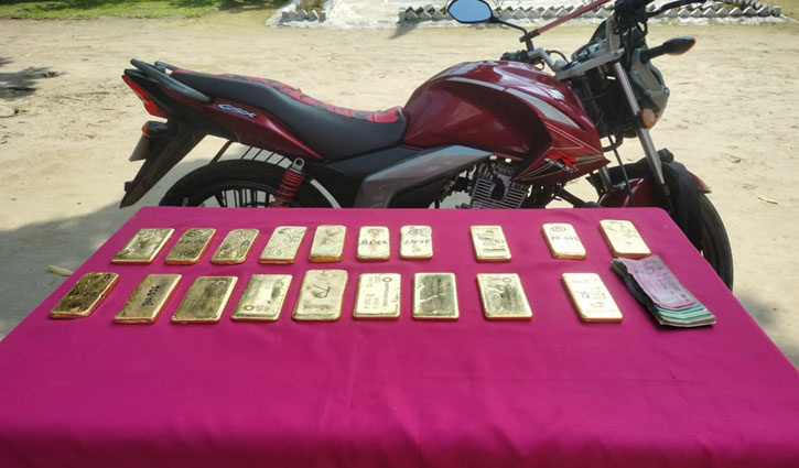 পঞ্চগড়ে সাড়ে ১৯ কেজি সোনাসহ যুবক আটক