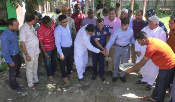 কুড়িগ্রাম প্রেসক্লাবের নতুন ভবন নির্মাণ কাজ উদ্বোধন
