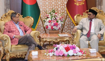Outgoing CJ pays courtesy call on President