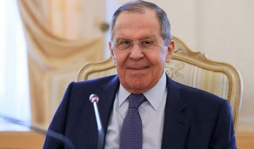 Russian Foreign Minister Sergey Lavrov arrives in Dhaka