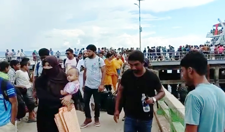 Tourist ship operation resumes on Teknaf-St Martin route