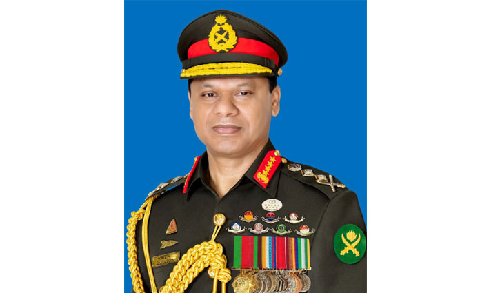 Army chief returns home